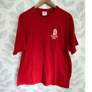 Official Olympic 2008 Beijing Red T-shirt, Size L